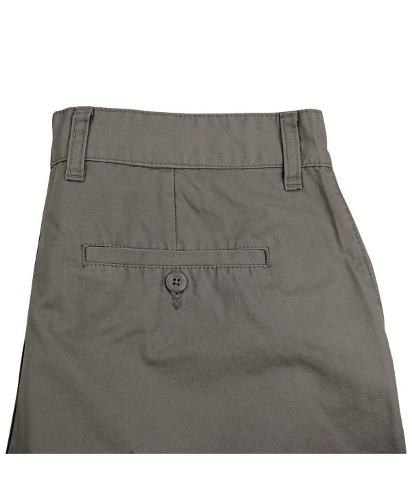 Men's Flat Front Chino Shorts 10