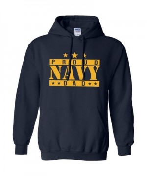 Proud Navy Dad Hooded Sweatshirt