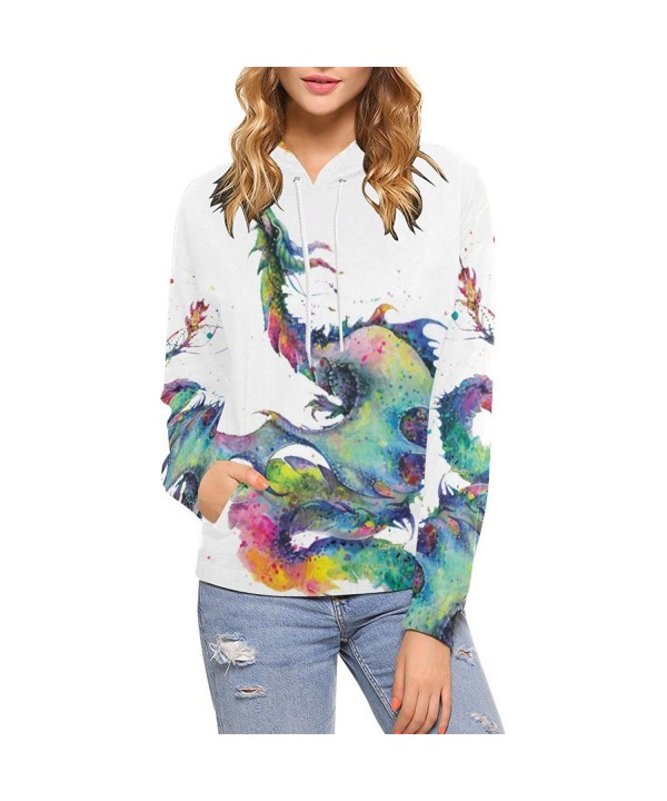 InterestPrint Watercolor Fantasy Pullover Sweatshirt