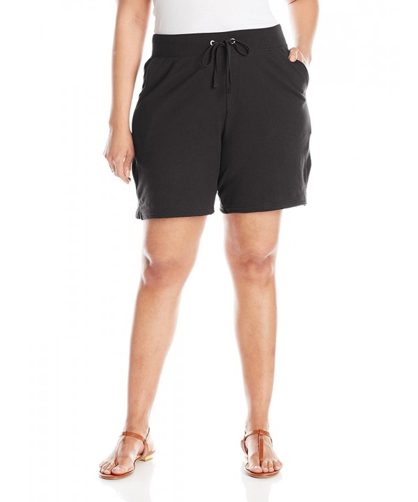 Women's X-Temp French Terry Pocket Short - Black - CA127MK60Y7