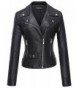 Tanming Womens Leather Jacket Large