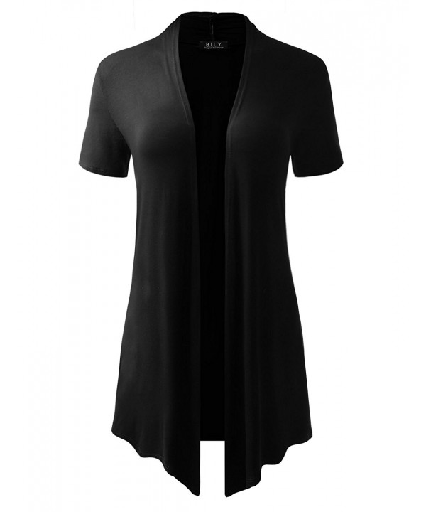 Classic Asymmetrical Short Sleeve Cardigan X Large