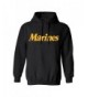 Gold Marines Hooded Sweatshirt Black