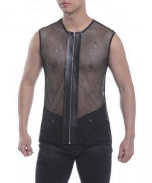 HEQU Zipper Sleeveless See Through Clubwear