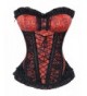 Killreal Strapless Burlesque Brocade Bustier