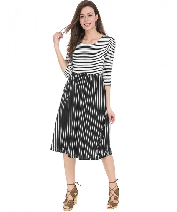Allegra Womens Contrast Stripes Sleeve