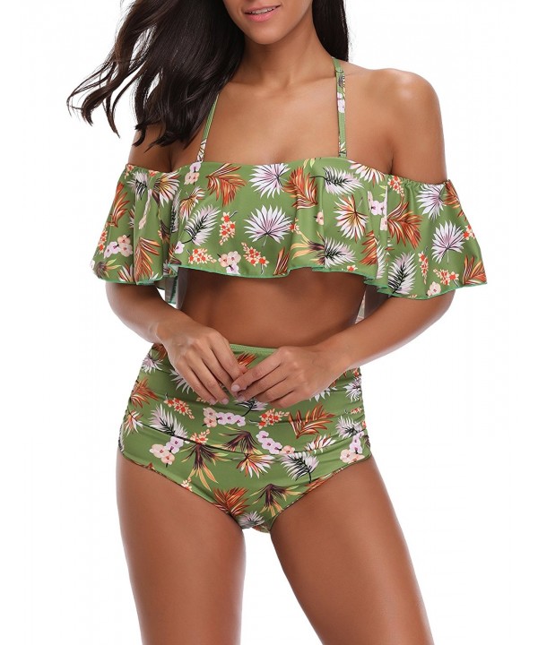 swimsuits Shoulder Bikini flounce Tankini