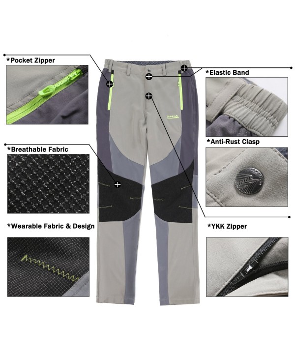 Men's Hiking Pants Lightweight Quick Dry Gear for Boys Summer Pants ...
