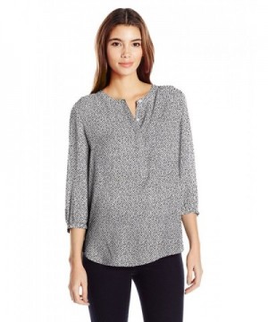 NYDJ Womens Sleeve Crosshatch Terrace