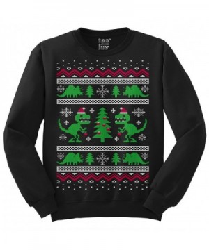 Tee Luv Dinosaur Christmas Crewneck Large