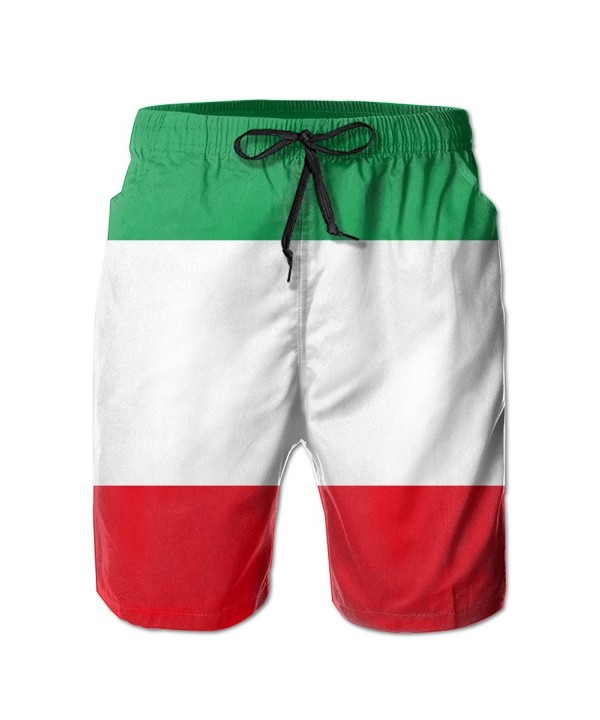 New Men's Flag Of Italy Leisure Ultra-Light Sandy Beach Pants Board ...