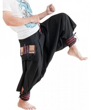 Black Tribal Warrior Harem Pants