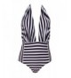 DreamGo Bikini Backless Beachwear Monokini TIANYU3 STRIPE3