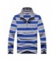 pqdaysun Sleeve Casual Stripe Shirts