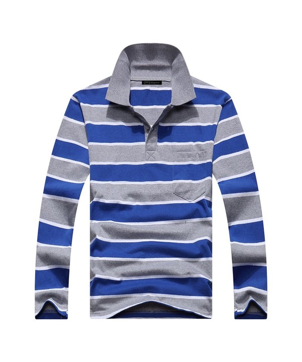 pqdaysun Sleeve Casual Stripe Shirts