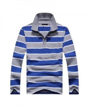 pqdaysun Sleeve Casual Stripe Shirts