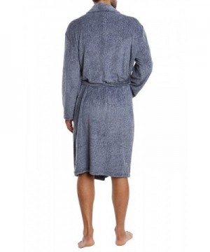 Men's Plush Robe The Weekender - Sleepwear for Men - Marled Navy ...