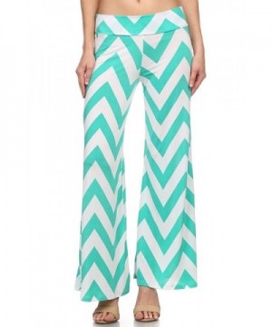 Fashiondio Womens Palazzo Pants CHEVRON