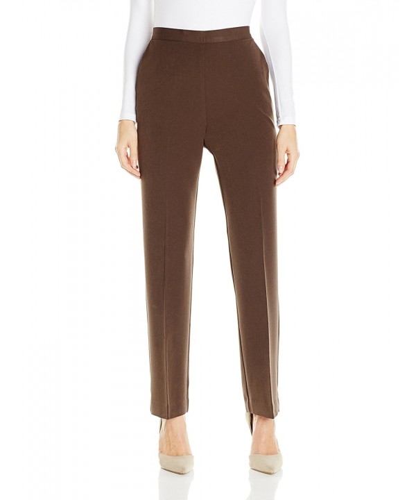 Alfred Dunner Womens Proportioned Chocolate