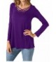 levaca Womens Sleeve Simple Casual