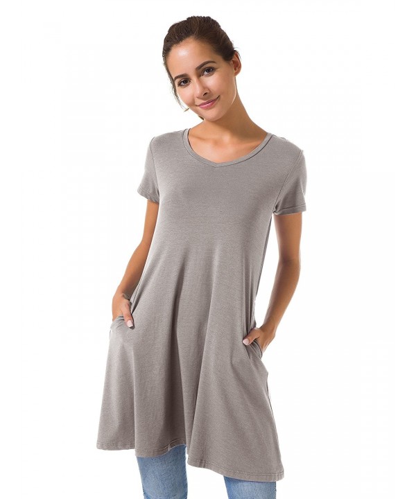 SIORO Womens Dresses Pockets Length