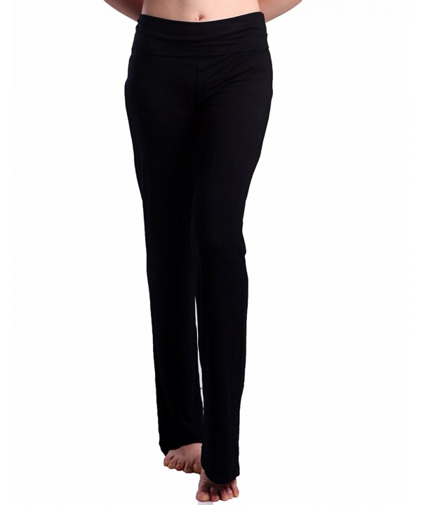 HDE Foldover Athletic Workout Leggings