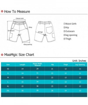Mens Slim Fit Shorts Quick Dry Swim Trunks With Mesh Lining Male ...