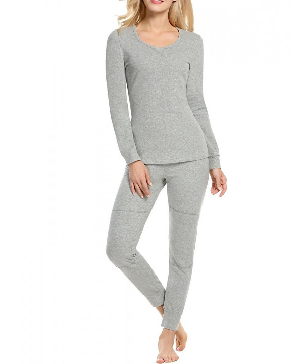 MAXMODA Womens Scoop Thermal Underwear