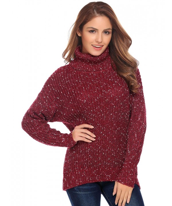 Misakia Lightweight Turtleneck Pullover Sweater
