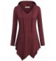 Tencole Sleeves Hoodies Maternity Burgundy