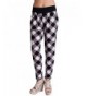 Ladies Checkered Graphic Banded Lounge