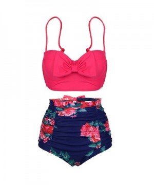 PZZ Bowknot Printing Swimwear Bathing