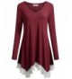 Ninedaily Comfy Blouse Pleated Irregular