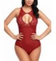 ADOME Plunging Lingerie Babydoll Bodysuit