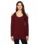 Karen Kane Womens Shoulder Sweater