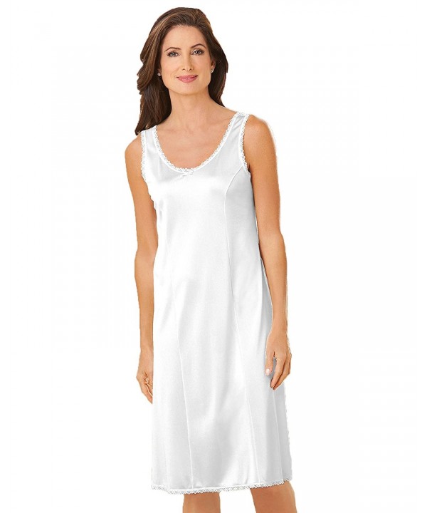 National Wide Strap Slip White