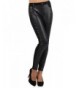 Fashion Womens Leather Leggings Contrast