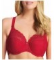 Elomi Womens Underwire Bandless Crimson