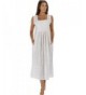 Cotton Nightgown Pockets XS 3X Rebecca