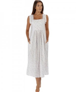 Cotton Nightgown Pockets XS 3X Rebecca