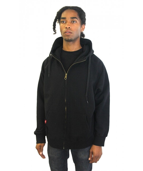 Rich Cotton Fleece Hoodie Black