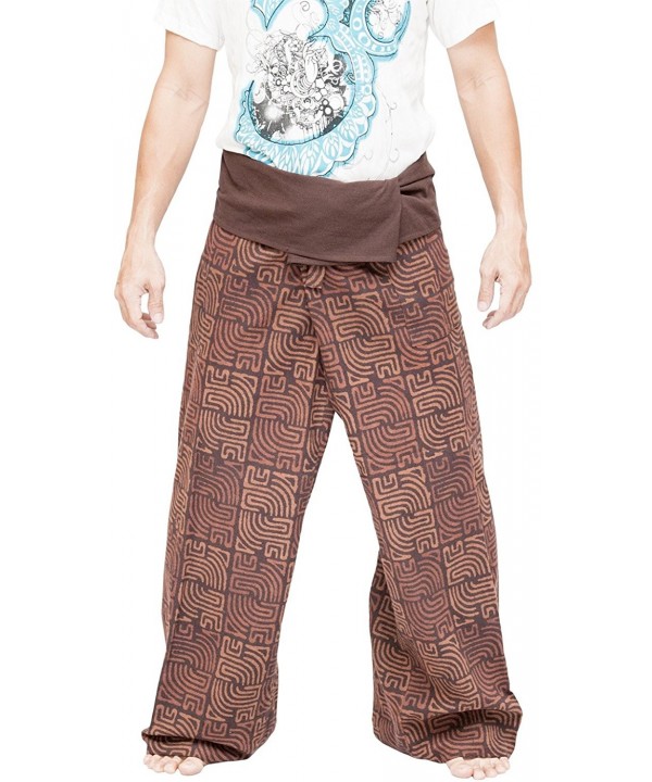 BohoHill Fisherman Pants Ancient Squares