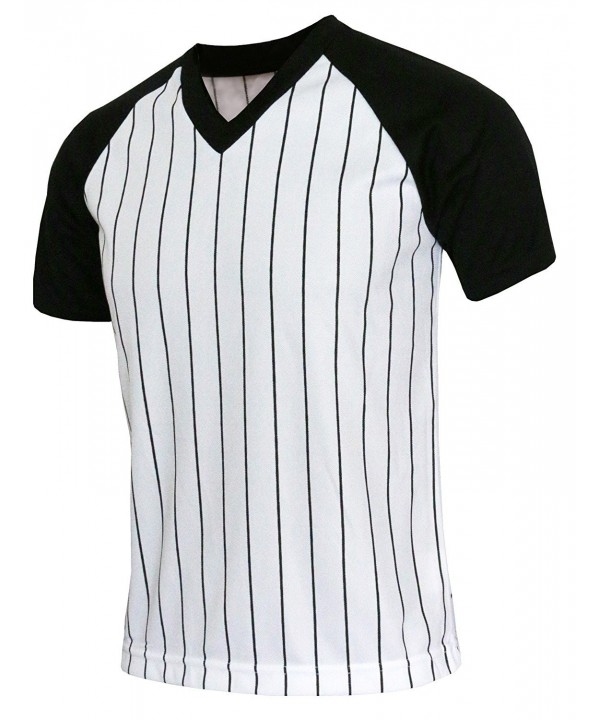 BCPOLO Stripe Athletic T Shirt Black L