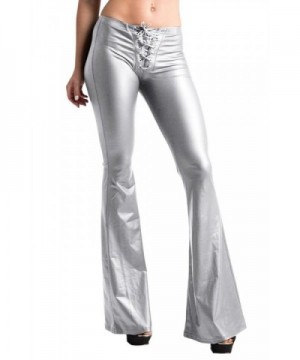 Pink Queen Womens Metallic Bootcut