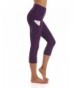 ZEROGSC Womens Yoga Pants YPW112 DeepPurple Large