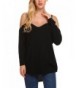 Yitrend Womens Shoulder Sleeve Sweater