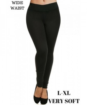 Womens Solid Stretchy Length Leggings
