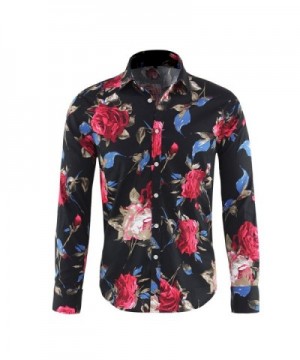 Cloudstyle Stylish Button Sleeve Floral
