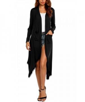 Zeagoo Women Open Long Cardigan