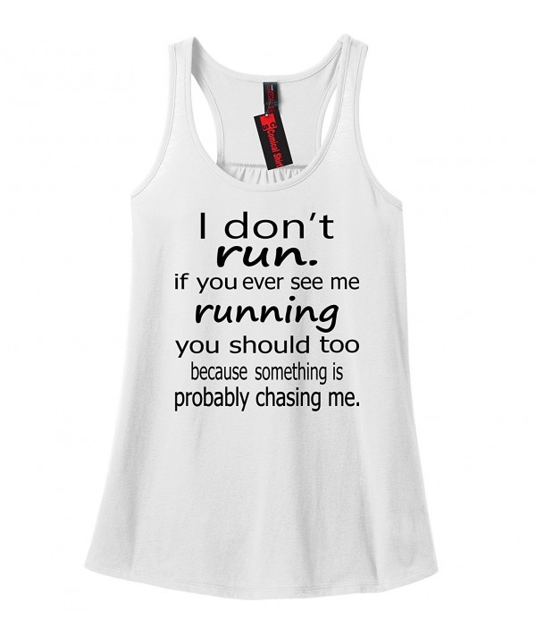 Comical Shirt Ladies Running Should